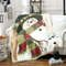 Cute Snowman With Black Hat And Beautiful Shawl Sherpa Fleece Quilt Blanket BL0903 - Wisdom Teez.jpg