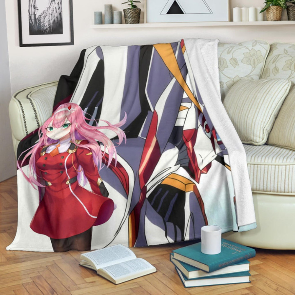 Darling In The Franxx Anime Sherpa Fleece Quilt Blanket BL2831 - Wisdom Teez.jpg