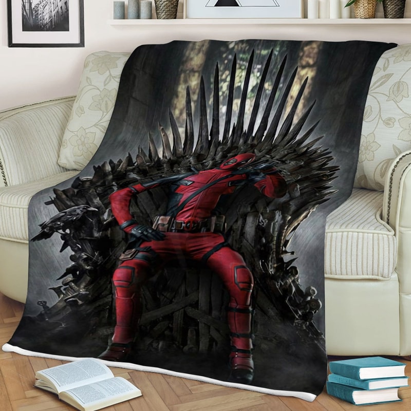 Deadpool Sherpa Fleece Quilt Blanket BL1771 - Wisdom Teez.jpg