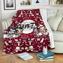 demon slayer anime sherpa fleece quilt blanket bl3030 - wisdom teez.jpg
