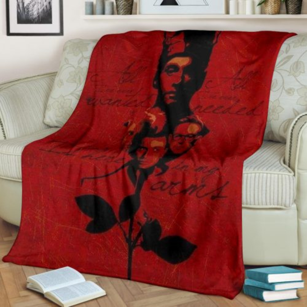 Depeche Mode Thank You For The Memories Sherpa Fleece Quilt Blanket BL1931 - Wisdom Teez.jpg