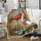 Flamingo Carrying Float On Neck 3d Art Sherpa Fleece Quilt Blanket BL1133 - Wisdom Teez.jpg