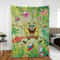 Funny Spongebob With Friend Cartoons Lover Sherpa Fleece Quilt Blanket BL1751 - Wisdom Teez.jpg