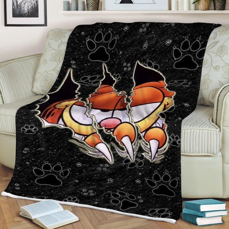 Garfield Cat Sherpa Fleece Quilt Blanket BL2522 - Wisdom Teez.jpg