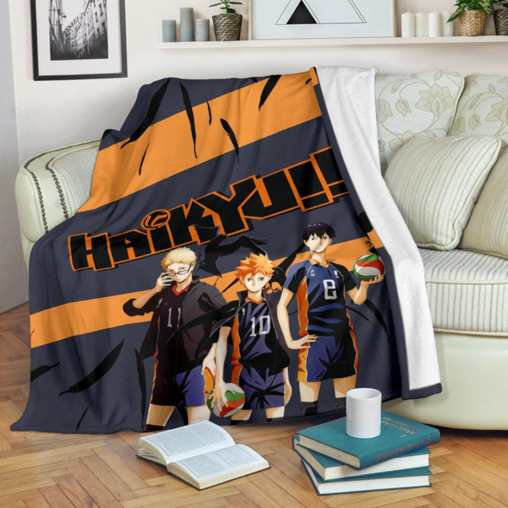 Haikyuu Anime Sherpa Fleece Quilt Blanket BL3017 - Wisdom Teez.jpg