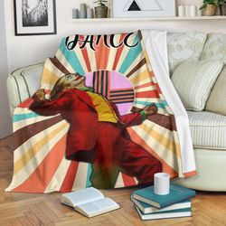 horror movie joker dancing vintage spiral background sherpa fleece quilt blanket bl3111 - wisdom teez.jpg