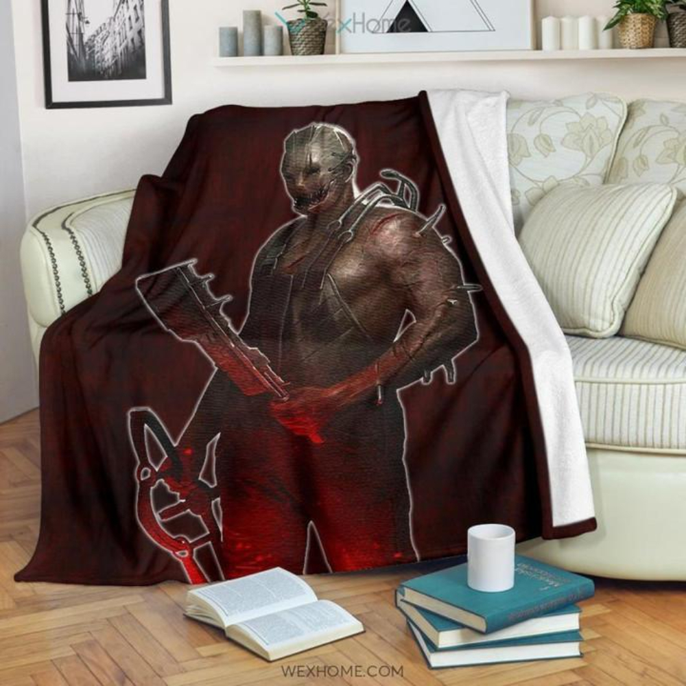 Horror Movie The Metal Butcher Portrait Weapons Sherpa Fleece Quilt Blanket BL3317 - Wisdom Teez.jpg