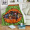 Horror Movie Villains Crew In Pumpkin Green Patterns Sherpa Fleece Quilt Blanket BL3036 - Wisdom Teez.jpg
