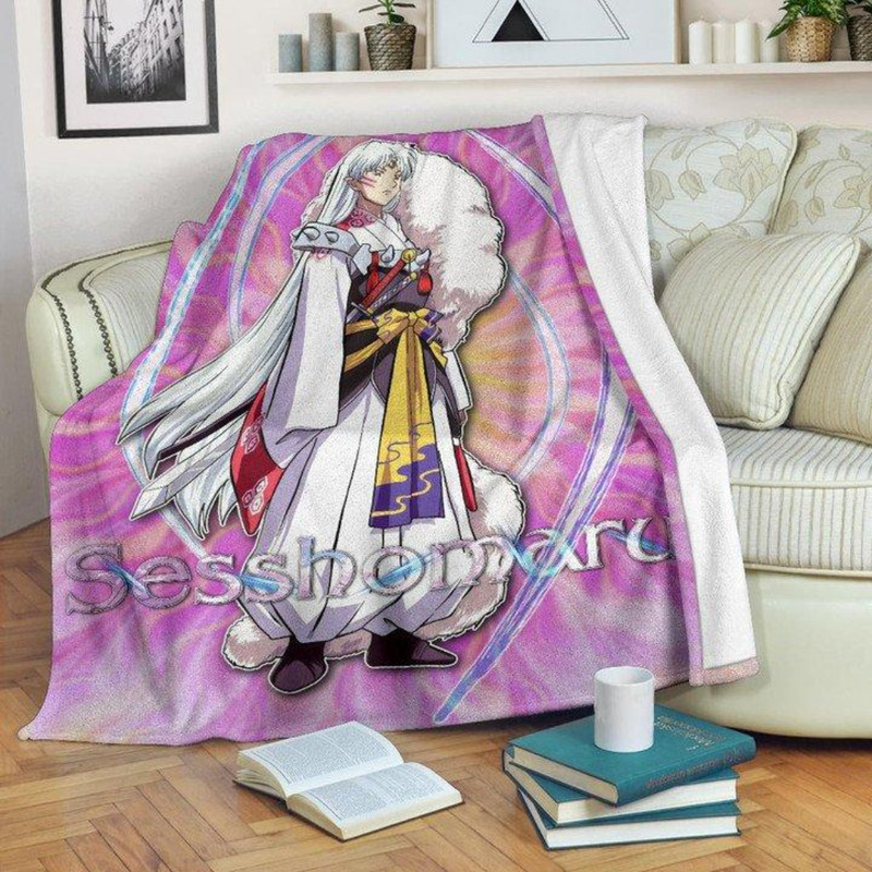 Inuyasha Anime Sherpa Fleece Quilt Blanket BL3359 - Wisdom Teez.jpg