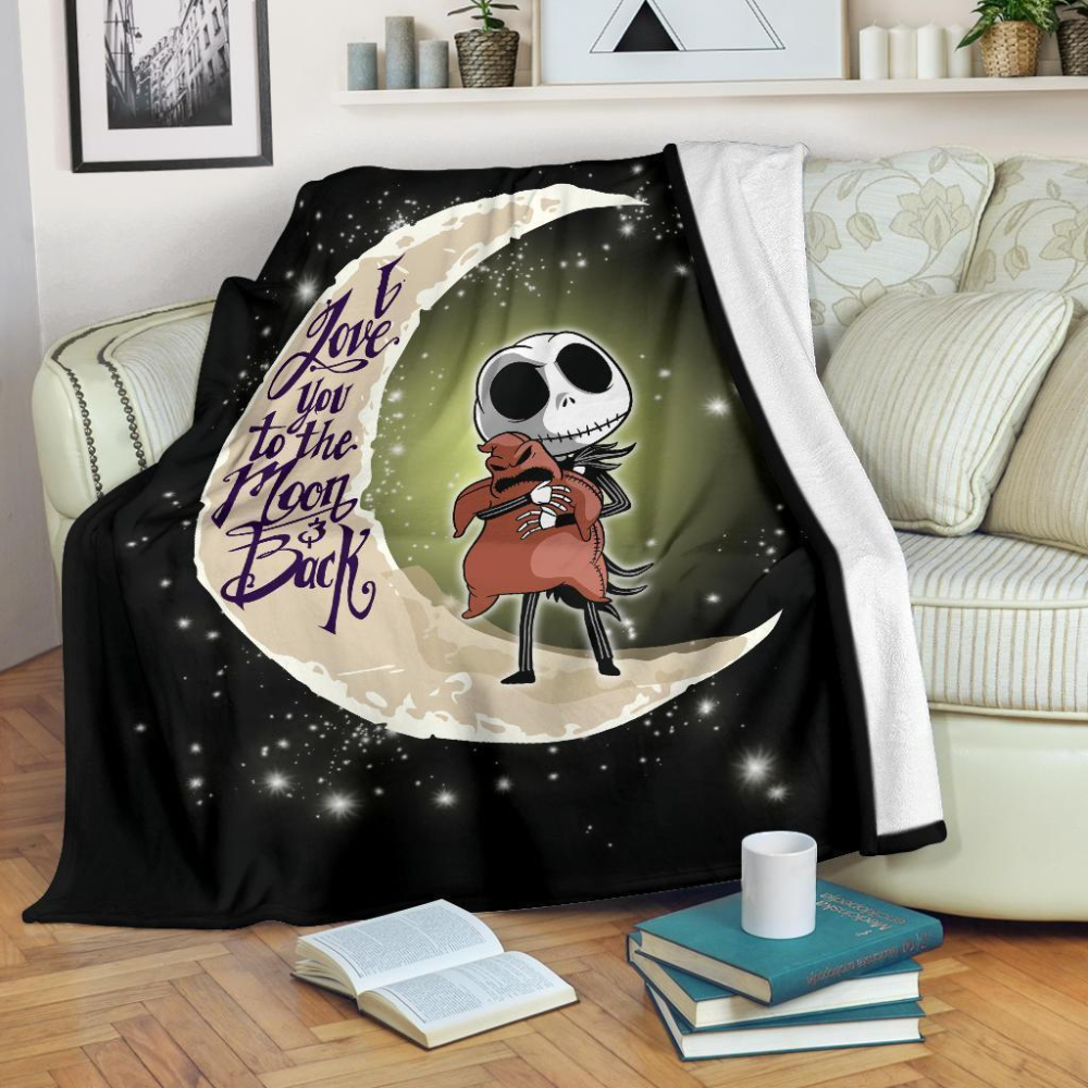 Jack and Oogie Boogie Sherpa Fleece Quilt Blanket BL2598 - Wisdom Teez.jpg