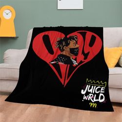 juice wrld 999 sherpa fleece quilt blanket bl3450 - wisdom teez.jpg