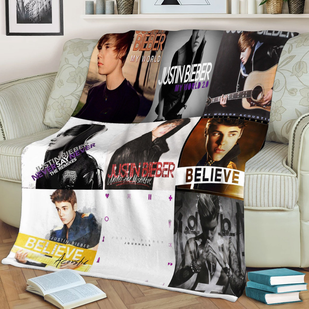 Justin Bieber Sherpa Fleece Quilt Blanket BL1625 - Wisdom Teez.jpg