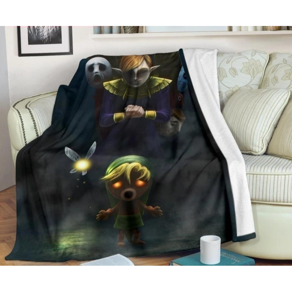 Legend Of Zelda Talt Fairy Sherpa Fleece Quilt Blanket BL2644 - Wisdom Teez.jpg