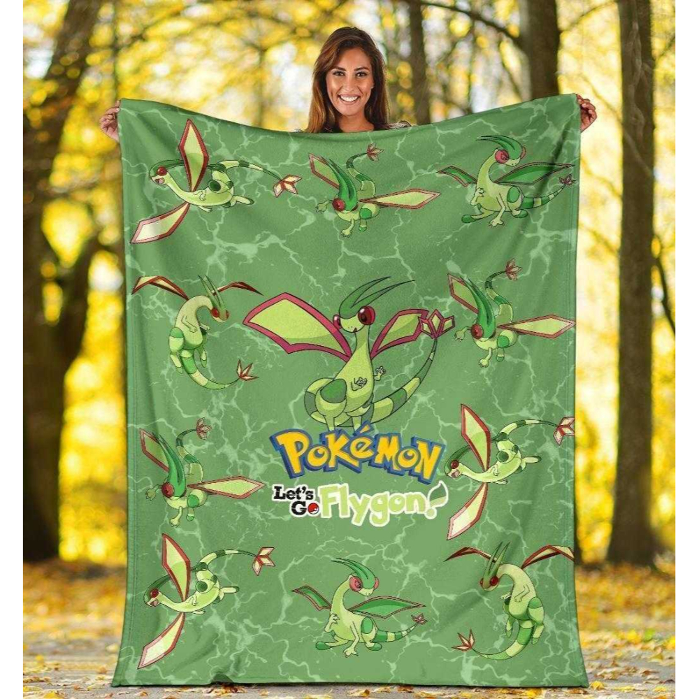 Let's Go Flygon Sherpa Fleece Quilt Blanket BL2678 - Wisdom Teez.jpg