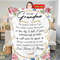 Personalized Grandma Flower Blanket Custom Fleece Sherpa Blanket Birthday Gifts From Granddaughter Grandson For Grandma Christmas blanket 1.jpg