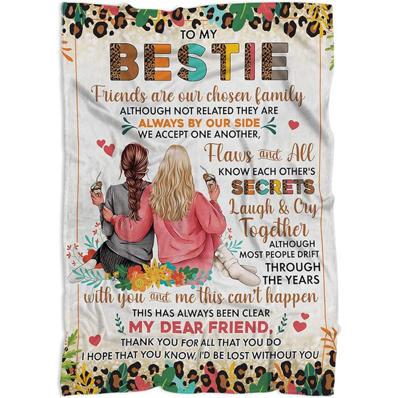 Personalized To My Bestie Blanket Gifts For Friend Birthday Gifts For Best Friend Throw Blankets Flannel Throws Gifts for Bestie Happy Decor 12.jpg