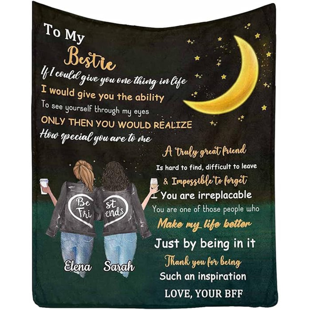 Personalized To My Bestie Blanket Gifts For Friend Birthday Gifts For Best Friend Throw Blankets Flannel Throws Gifts for Bestie Happy Decor 3.jpg