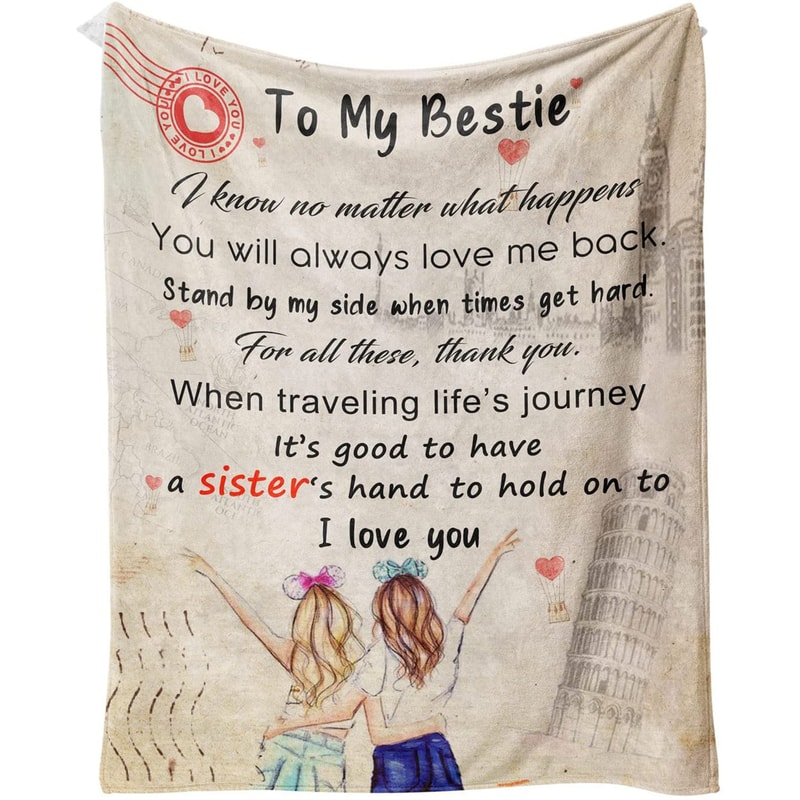 Personalized To My Bestie Blanket Stand by My Side When Times Get Hard Fleece Blankets Birthday Gifts For Bestie Happy Decor Friendship Gift.jpg