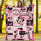 Personalized Minnie Mouse Blanket Minnie Mouse Fleece Blanket Miceky Minnie Mouse Magic Kingdom Birthday Gifts Blanket1.jpg