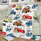 Disney Cars Easter Blanket, Lightning MCQueen Baby Blanket, Disney Cars Blanket, Cars Movie Characters Blanket, Easter Bunny Blanket2.jpg