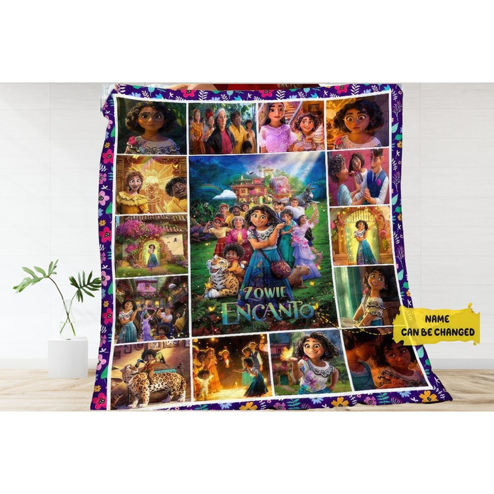 Personalized Cartoon Movie Blanket, Magic World Blanket, Characters Blanket Chirstmas Gift, Cartoon Fleece Blanket, Cartoon Quilt1.jpg