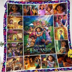 personalized cartoon movie blanket, magic world blanket, characters blanket chirstmas gift, cartoon fleece blanket