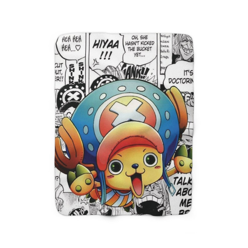 Tony Tony Chopper  Anime  Sherpa Fleece Blanket  Throw Blanket  Comics2.jpg