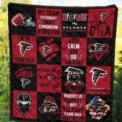 Atlanta Falcons Sherpa Fleece Quilt Blanket BL0197