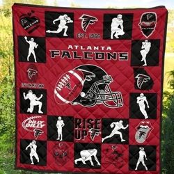 Atlanta Falcons Sherpa Fleece Quilt Blanket BL0198