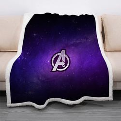 Avengers Marvel Comics Sherpa Fleece Quilt Blanket BL2051