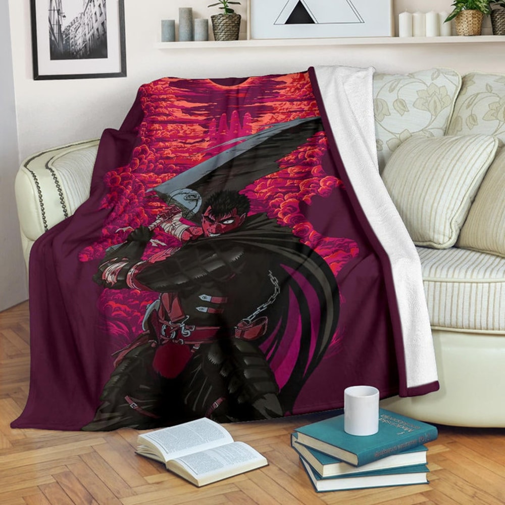 Berserk Anime Sherpa Fleece Quilt Blanket BL3014 - Wisdom Teez.jpg