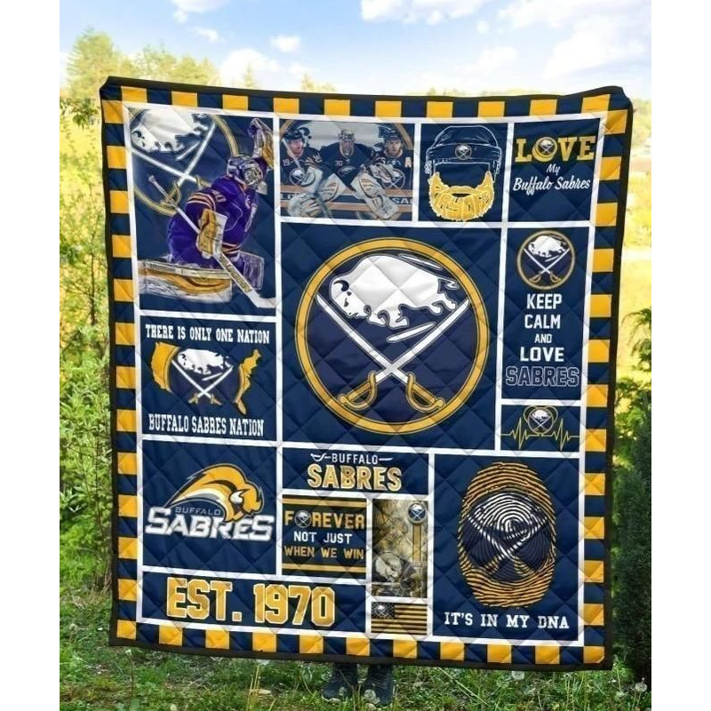 Buffalo Sabres Sherpa Fleece Quilt Blanket BL0028 - Wisdom Teez.jpg