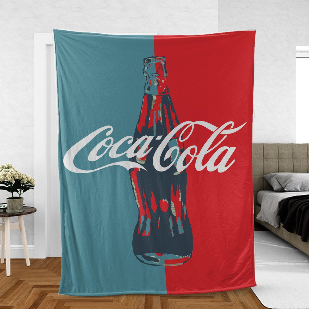 Coca Cola Logo Sherpa Fleece Quilt Blanket BL2432 - Wisdom Teez.jpg