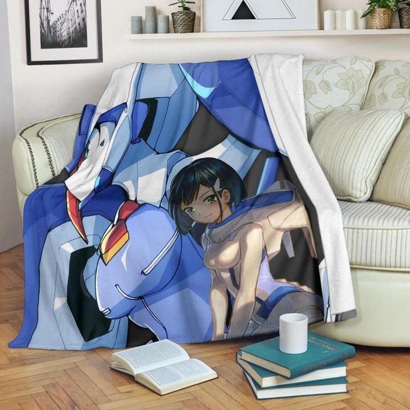 Darling In The Franxx Anime Sherpa Fleece Quilt Blanket BL2735 - Wisdom Teez.jpg