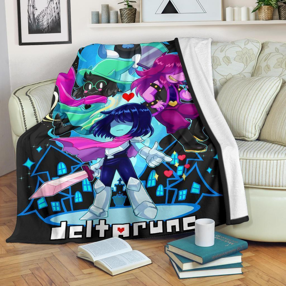Deltarune Sherpa Fleece Quilt Blanket BL2070 - Wisdom Teez.jpg
