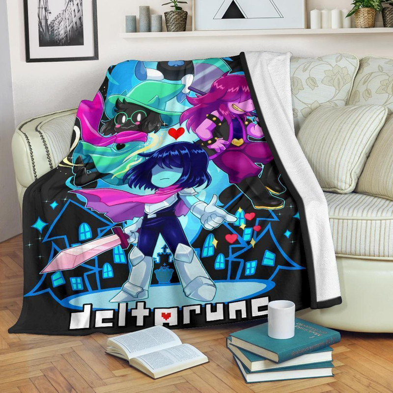 Deltarune Sherpa Fleece Quilt Blanket BL2070 - Wisdom Teez.jpg