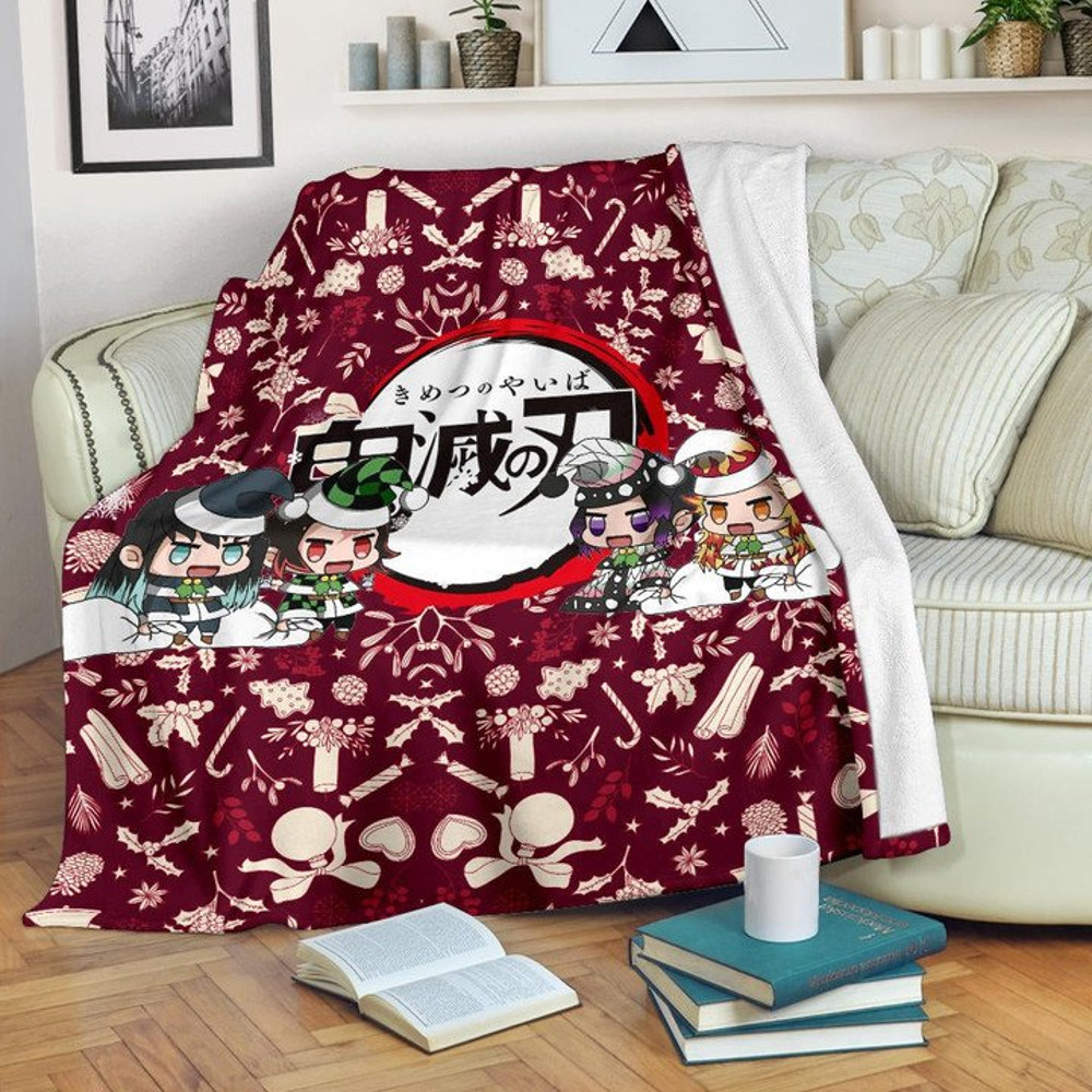 Demon Slayer Anime Sherpa Fleece Quilt Blanket BL3030 - Wisdom Teez.jpg