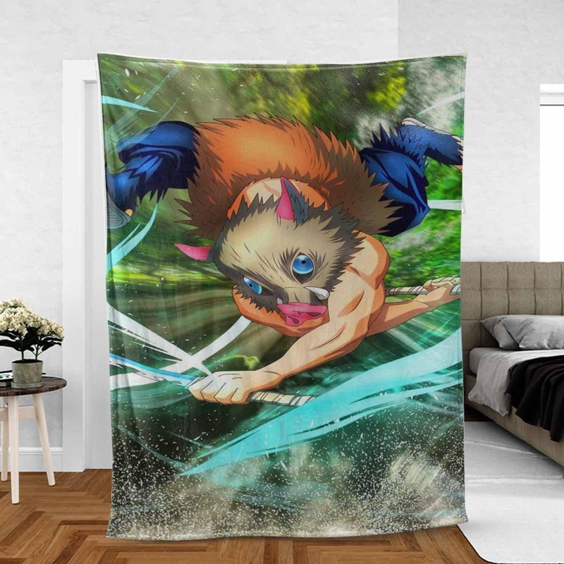 Demon Slayer Sherpa Fleece Quilt Blanket BL2270 - Wisdom Teez.jpg