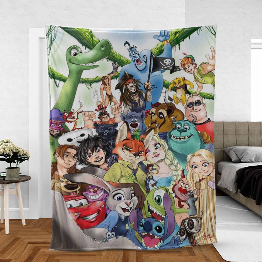 Disney Characters Sherpa Fleece Quilt Blanket BL2289 - Wisdom Teez.jpg