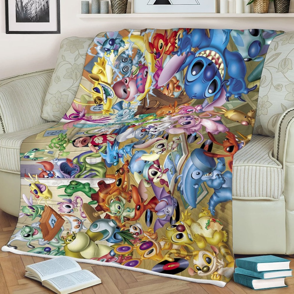 Disney Lilo And Stitch Sherpa Fleece Quilt Blanket BL1203 - Wisdom Teez.jpg