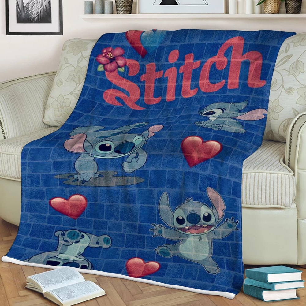 Disney Lilo And Stitch Sherpa Fleece Quilt Blanket BL1488 - Wisdom Teez.jpg