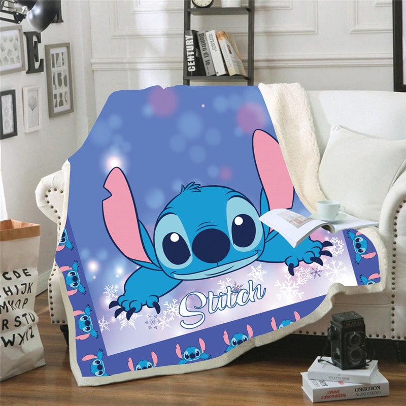 Disney Lilo And Stitch Sherpa Fleece Quilt Blanket BL2007 - Wisdom Teez.jpg