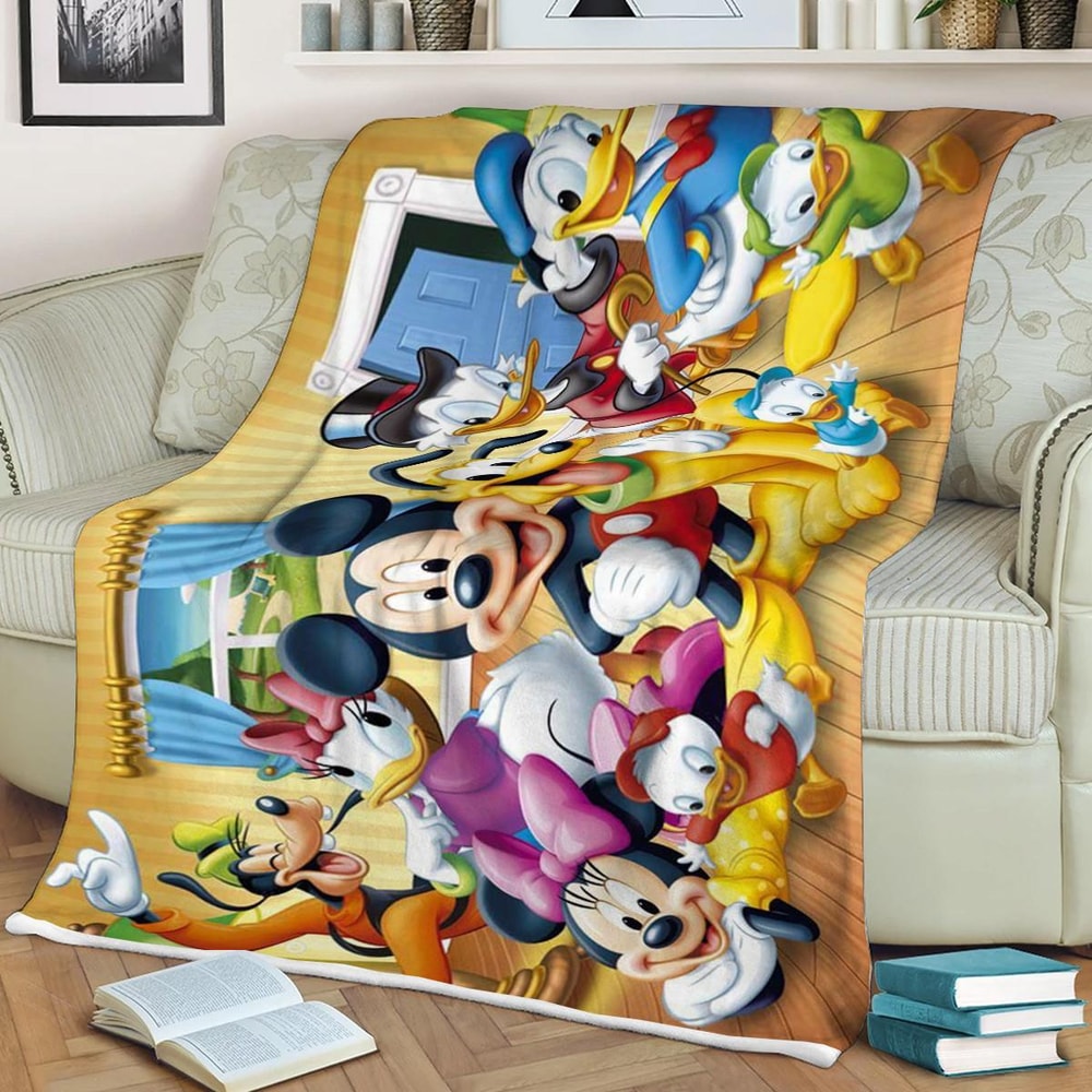 Disney Mickey Mouse Sherpa Fleece Quilt Blanket BL1208 - Wisdom Teez.jpg