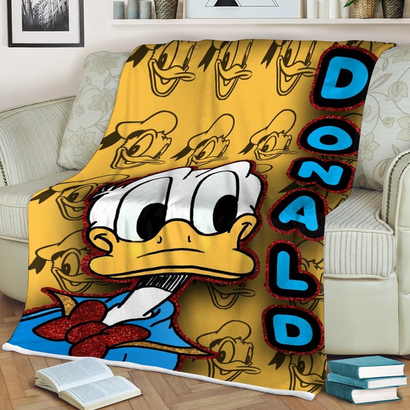 Donald Duck Disney Sherpa Fleece Quilt Blanket BL2445 - Wisdom Teez.jpg