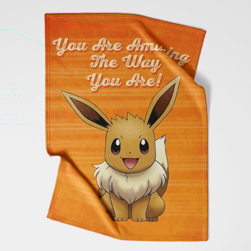 Eevee Amazing Pokemon Sherpa Fleece Quilt Blanket BL2111 - Wisdom Teez.png