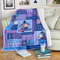 Eeyore Donkey Blue And Purple Sherpa Fleece Quilt Blanket BL1886 - Wisdom Teez.jpg