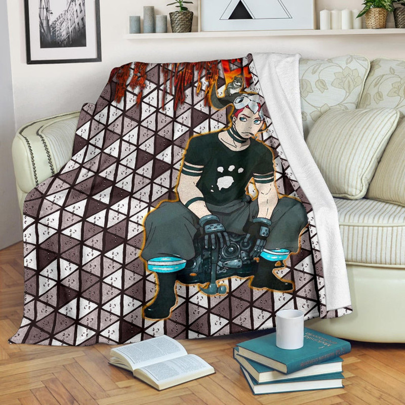 Fire Force Anime Sherpa Fleece Quilt Blanket BL3355 - Wisdom Teez.jpg