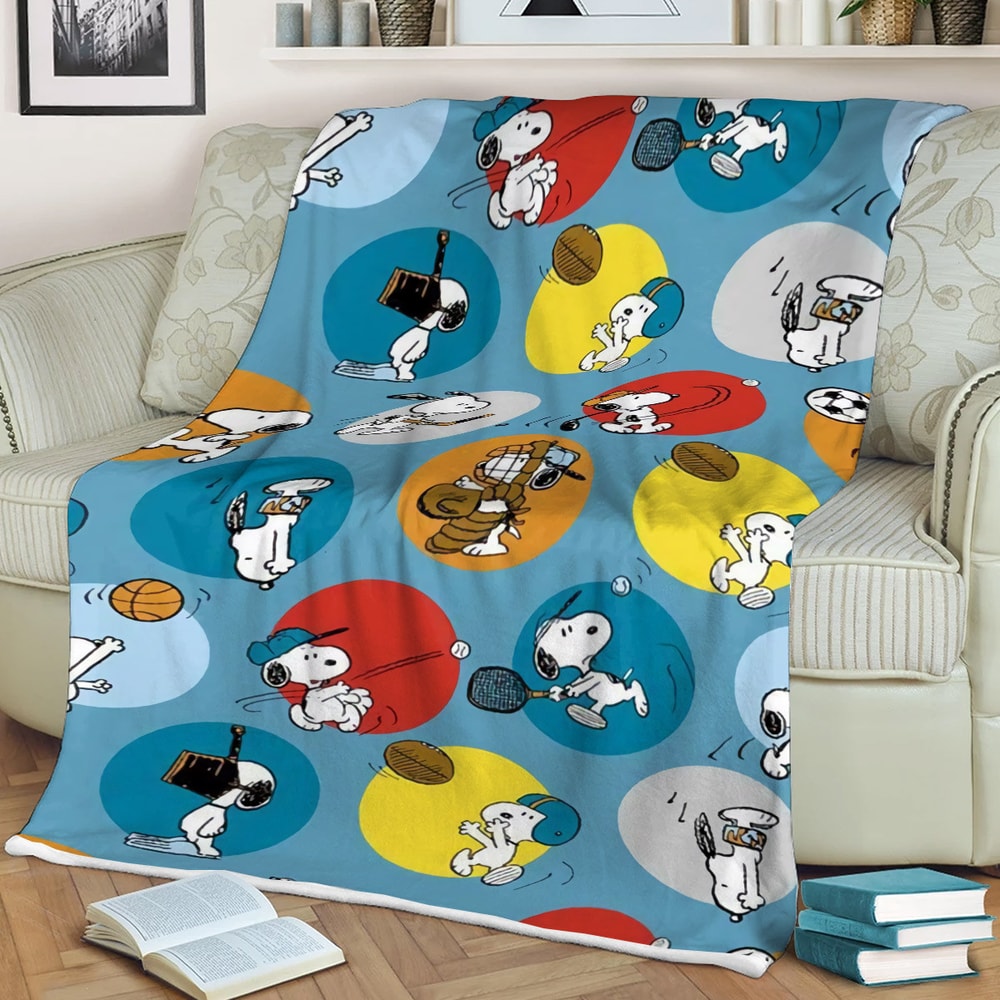 Funny Snoopy Sherpa Fleece Quilt Blanket BL2387 - Wisdom Teez.jpg
