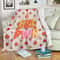 Girl Power GRL PWR Cute Strawberry Patterns Sherpa Fleece Quilt Blanket BL2767 - Wisdom Teez.jpg