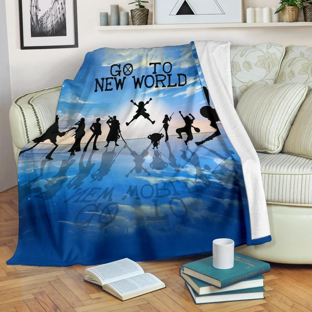 Go To New World One Piece Sherpa Fleece Quilt Blanket BL0127 - Wisdom Teez.jpg